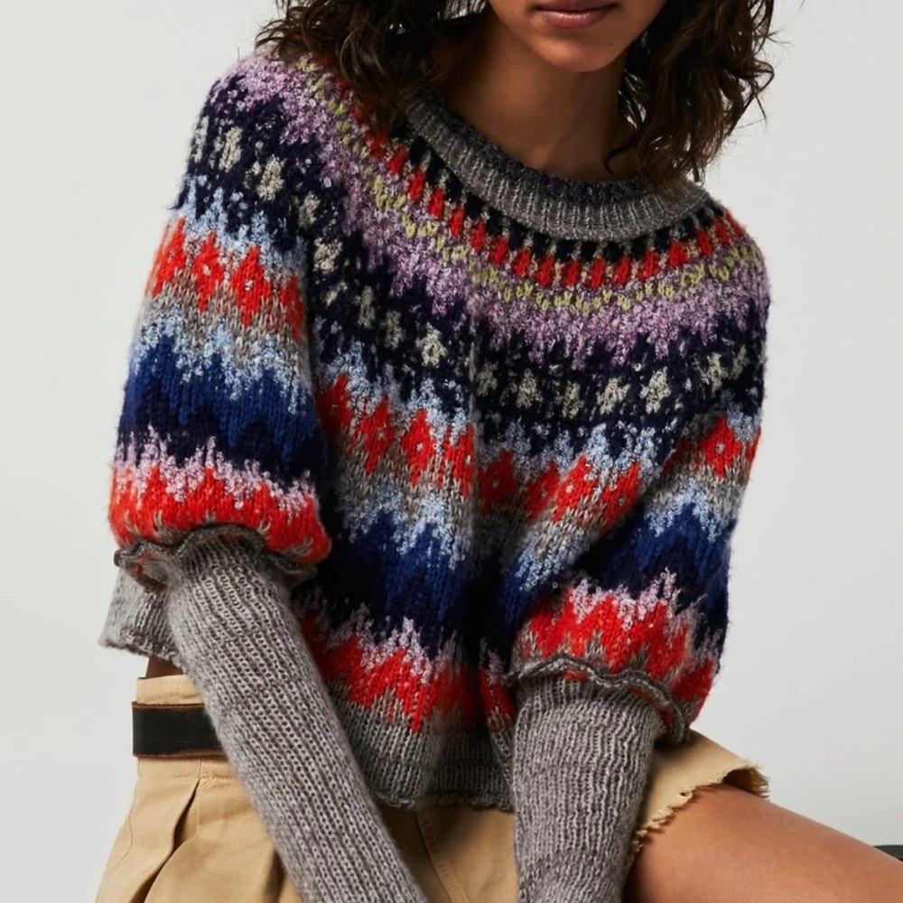 free people Home For The Holidays Sweater size L